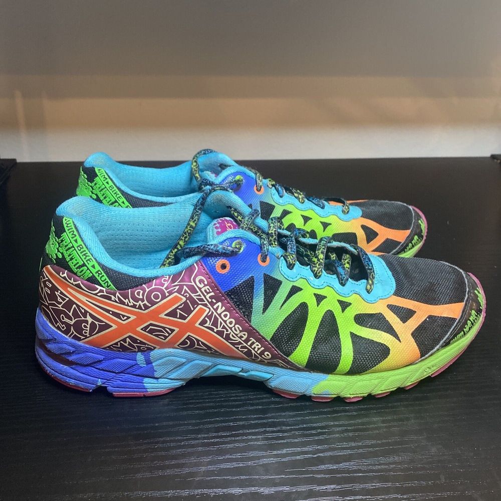 Asics Womens Size 9 Gel Noosa Tri 9 #T458N Multicolored Running Shoes